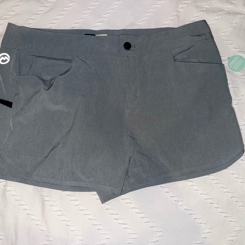 Magellan Outdoors Women's Athletic Shorts in Gray